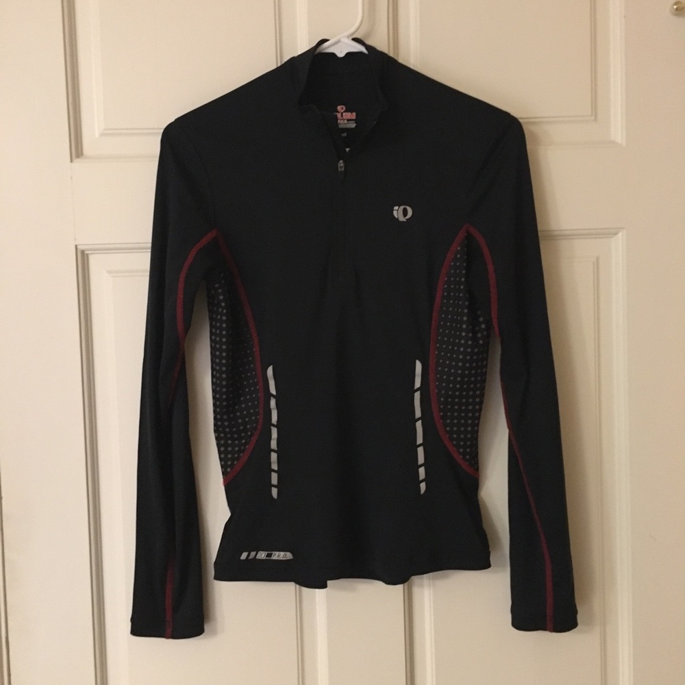 Pearl Izumi (S) Elite Black Long Sleeve 1/4 Zip Cycling Pullover Women's Small